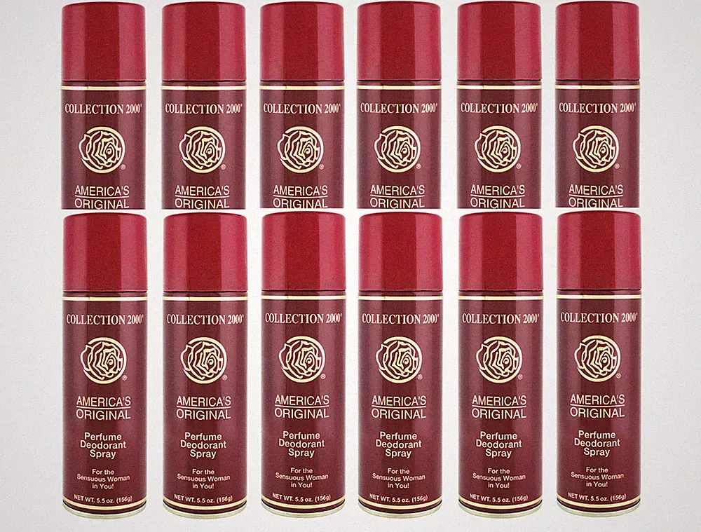 12 Pack - Collection 2000 Women's Body Spray Deodorant 5.5oz/156g