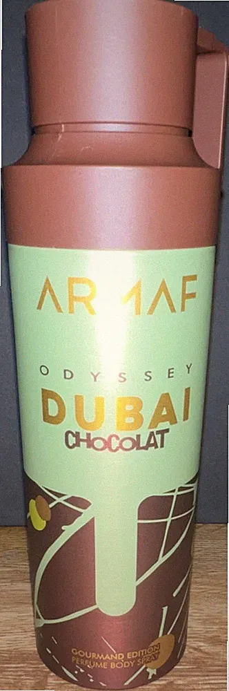 Armaf Odyssey Dubai Chocolat Perfume Body Spray 200ml Chocolate Scent Spray