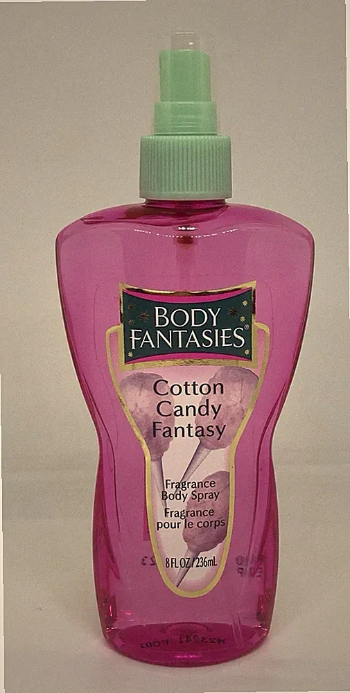Body Fantasies Cotton Candy Fantasy 8 oz 236 ml Perfumed Fragrance Body Spray