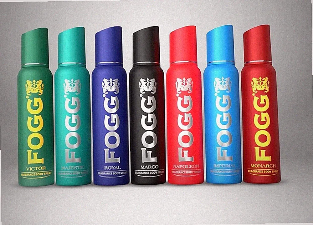 Fogg Perfume Body Spray Long Lasting No Gas Deodorant Mix Fogg Pack Of 7 X 120ml