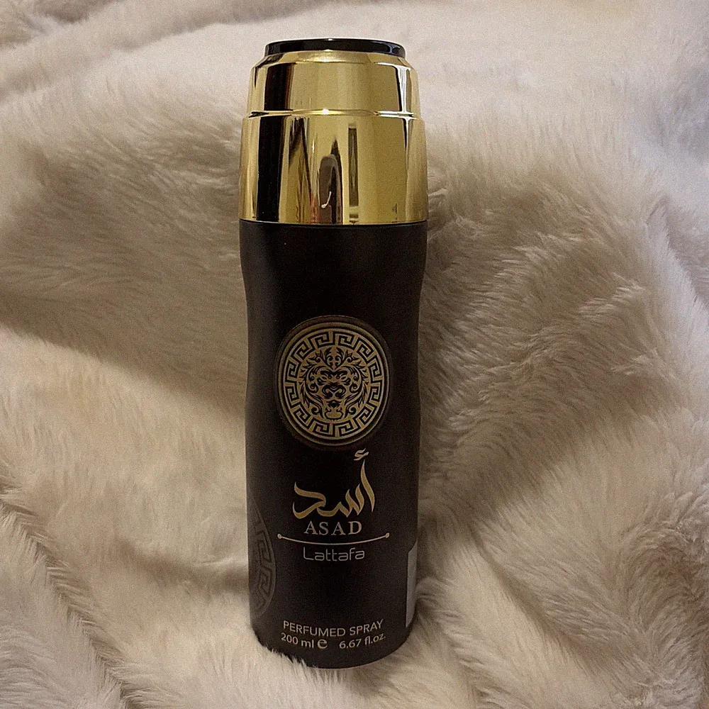 LATTAFA ASAD PERFUMED BODY SPRAY FOR MEN 6.67 Oz / 200 ml BRAND NEW!!!