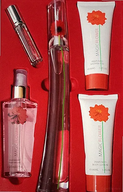 Magic Flower Floral Women's Gift Set Eau de Parfum, Body Lotion & Shower Gel