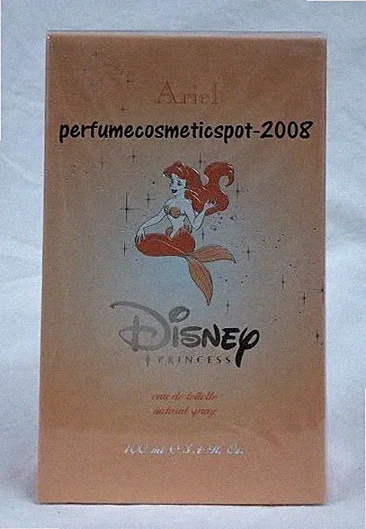 NIB DISNEY PRINCESS ARIEL PERFUME FOR GIRLS 3.4 OZ 100 ML EAU DE TOILETTE SPRAY