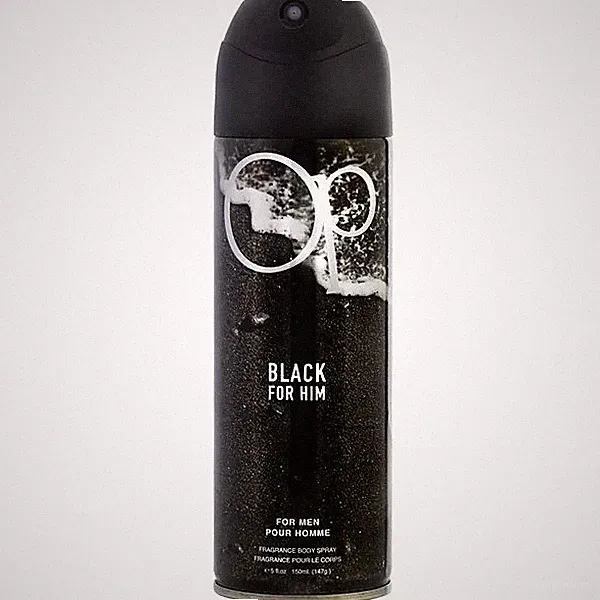 OP OCEAN PACIFIC BLACK for Him Men Fragrance Body Spray 5.0 oz 150 ml NEW CAN