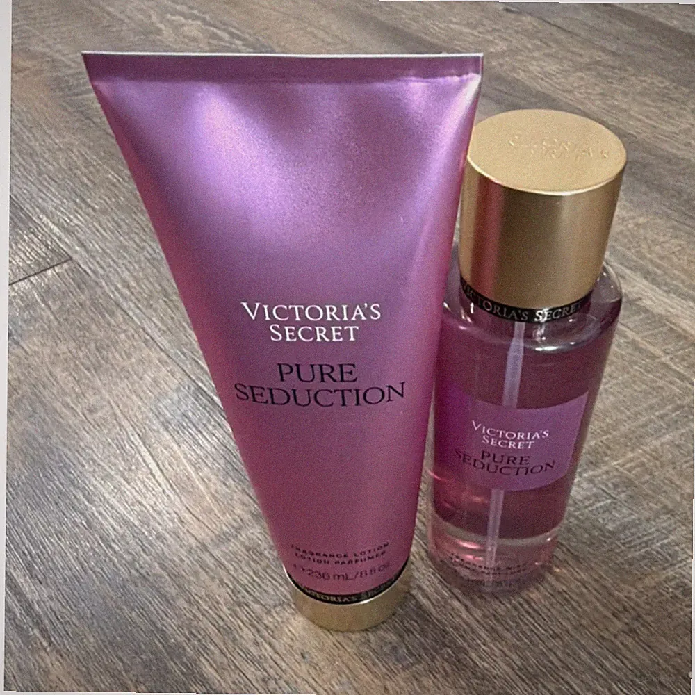 Victoria's Secret Pure Seduction Fragrance Mist Spray & Lotion Set Pink
